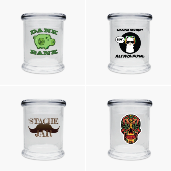 Juggz Storage Glass Jars – Various Options
