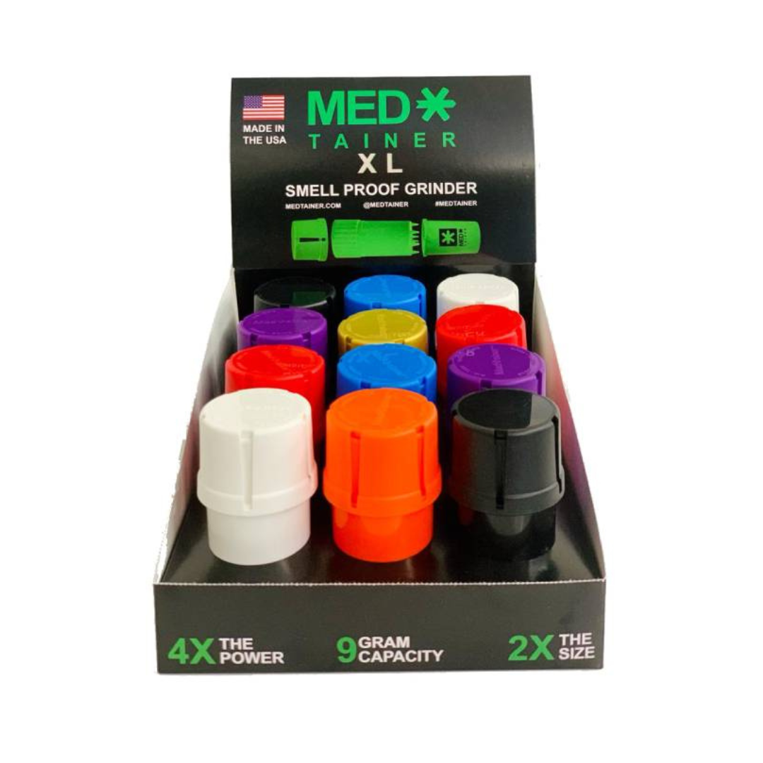 Medtainer XL Smell Proof Storage & Grinder (40 Dram)