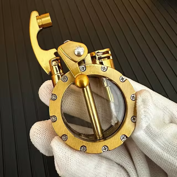Retro Transparent Kerosene Burner Lighter