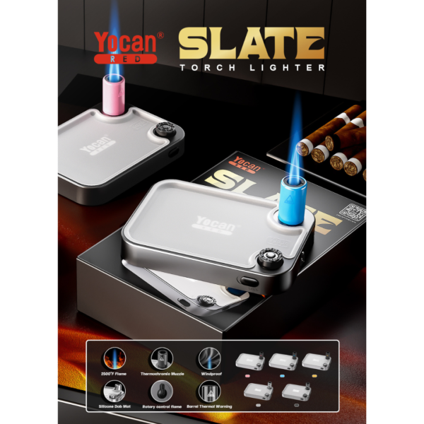 Yocan Red Slate 2-in-1 Torch & Tray