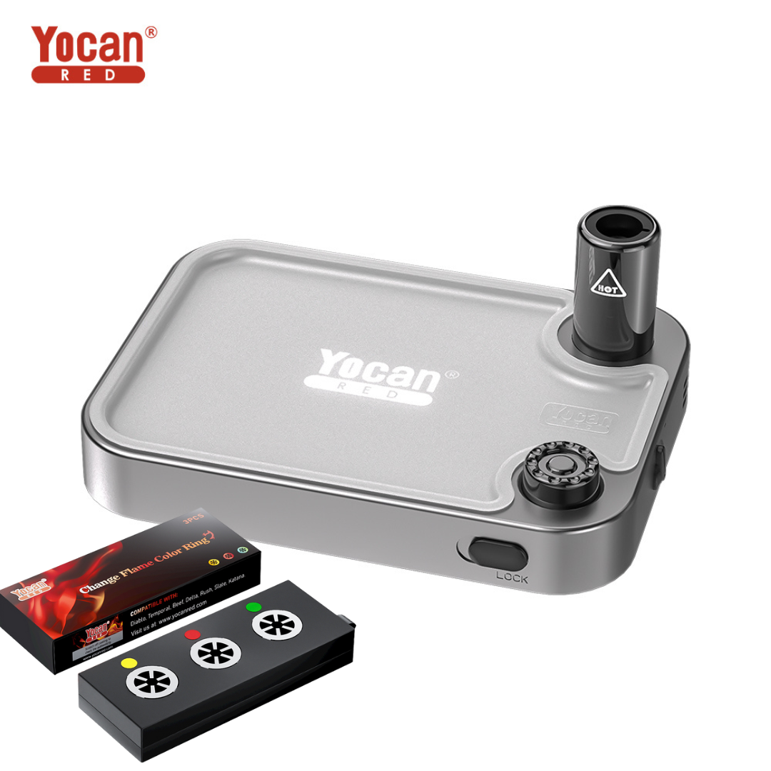 Yocan Red Slate 2-in-1 Torch & Tray - Image 9