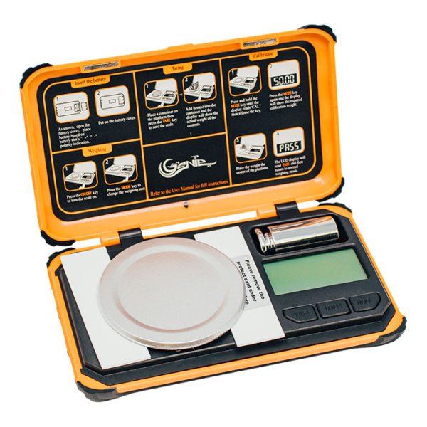Genie 50g Hard Case Triple Digit Scale (0.001g)