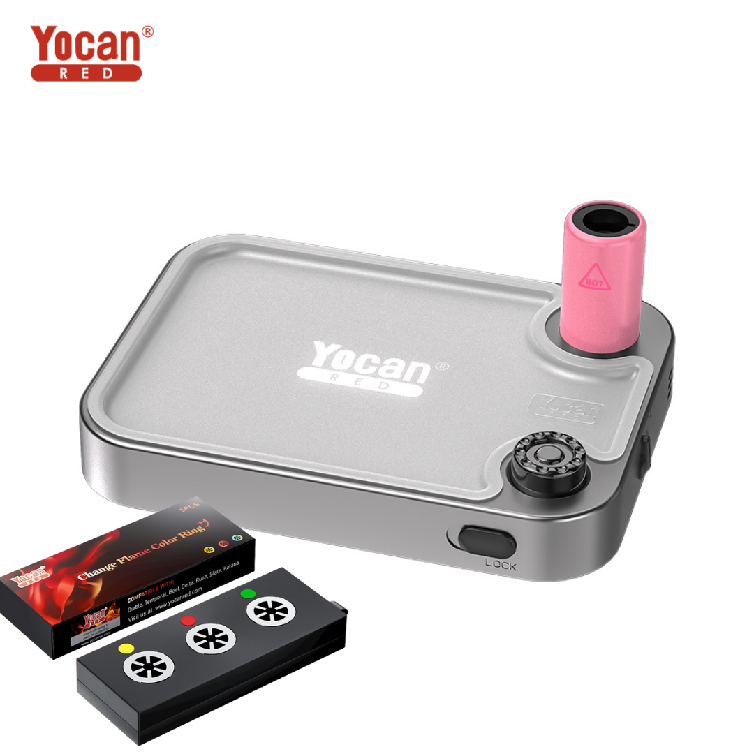 Yocan Red Slate 2-in-1 Torch & Tray - Image 5