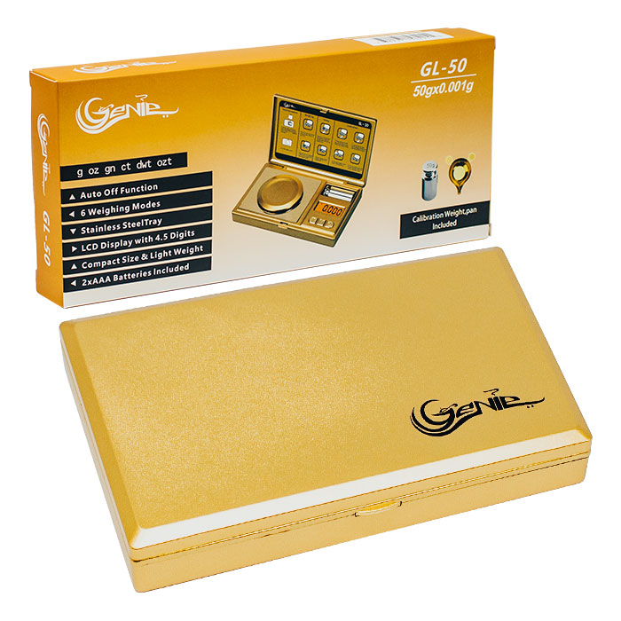 Genie Gold Triple Digit Scale - 50g (0.001g)