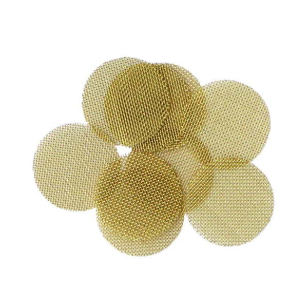 Randy’s Mesh Screens (Brass) .625”(5/8 Inch) – 25 screens