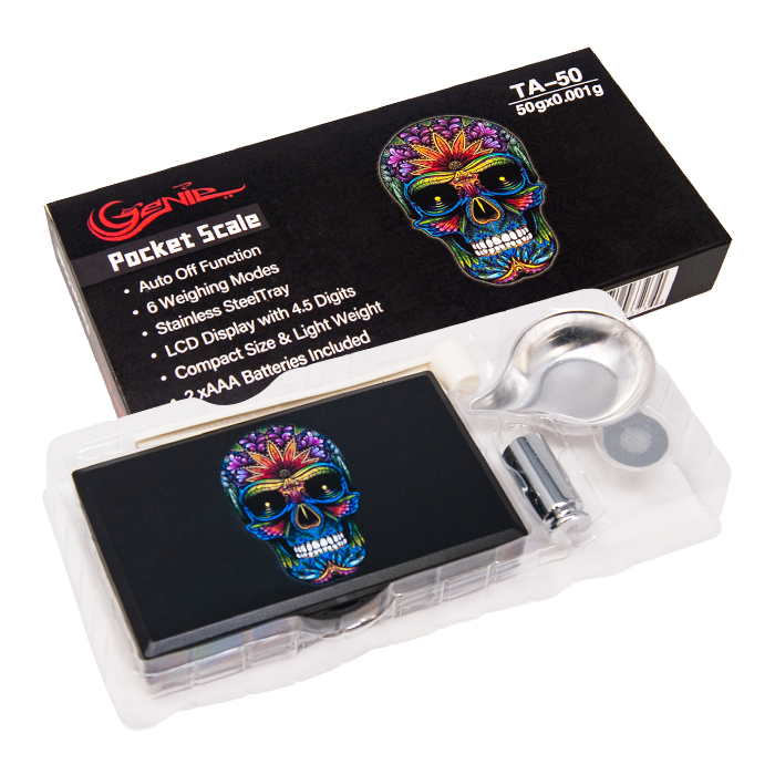 Genie Sugar Skull Triple Digit Scale - 50g (0.001g)