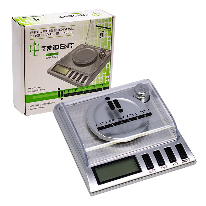 Infyniti Silver Trident Digital Scale - 50g (0.001g)