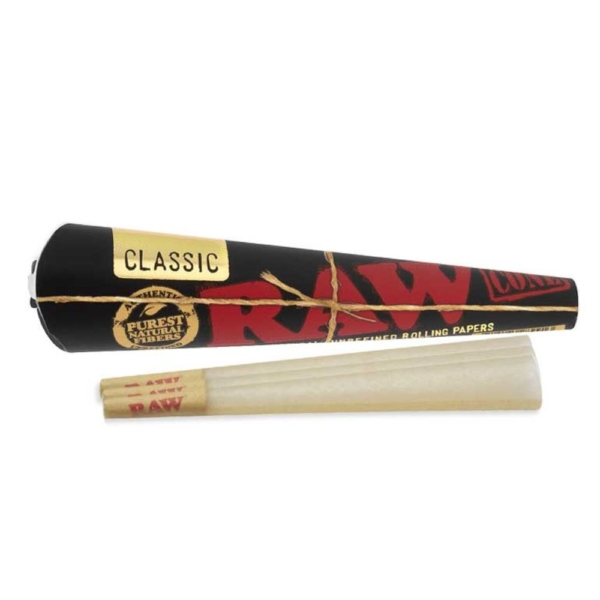 RAW Black Pre-rolled king size cone - 3 pack