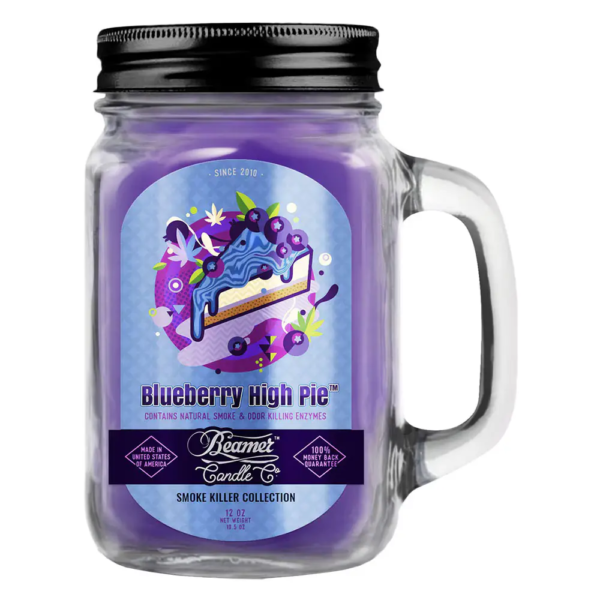 Beamer Candle Co. Mason Jar Candle - Blueberry High Pie