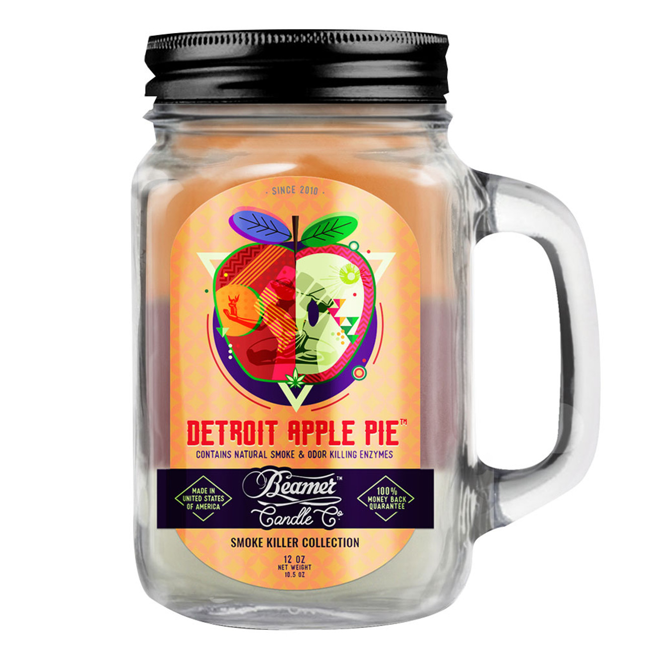 Beamer Candle Co. Mason Jar Candle - Detroit Apple Pie