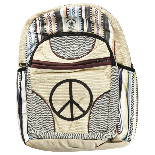 ThreadHeads - Himalayan Hemp Simple Peace Backpack