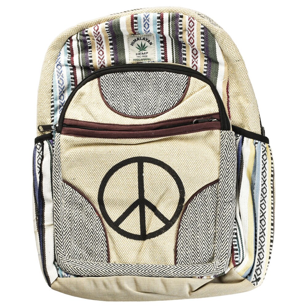 ThreadHeads - Himalayan Hemp Simple Peace Backpack