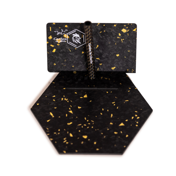 24K Gold Forged Carbon Fibre Mini Plate – Limited Edition