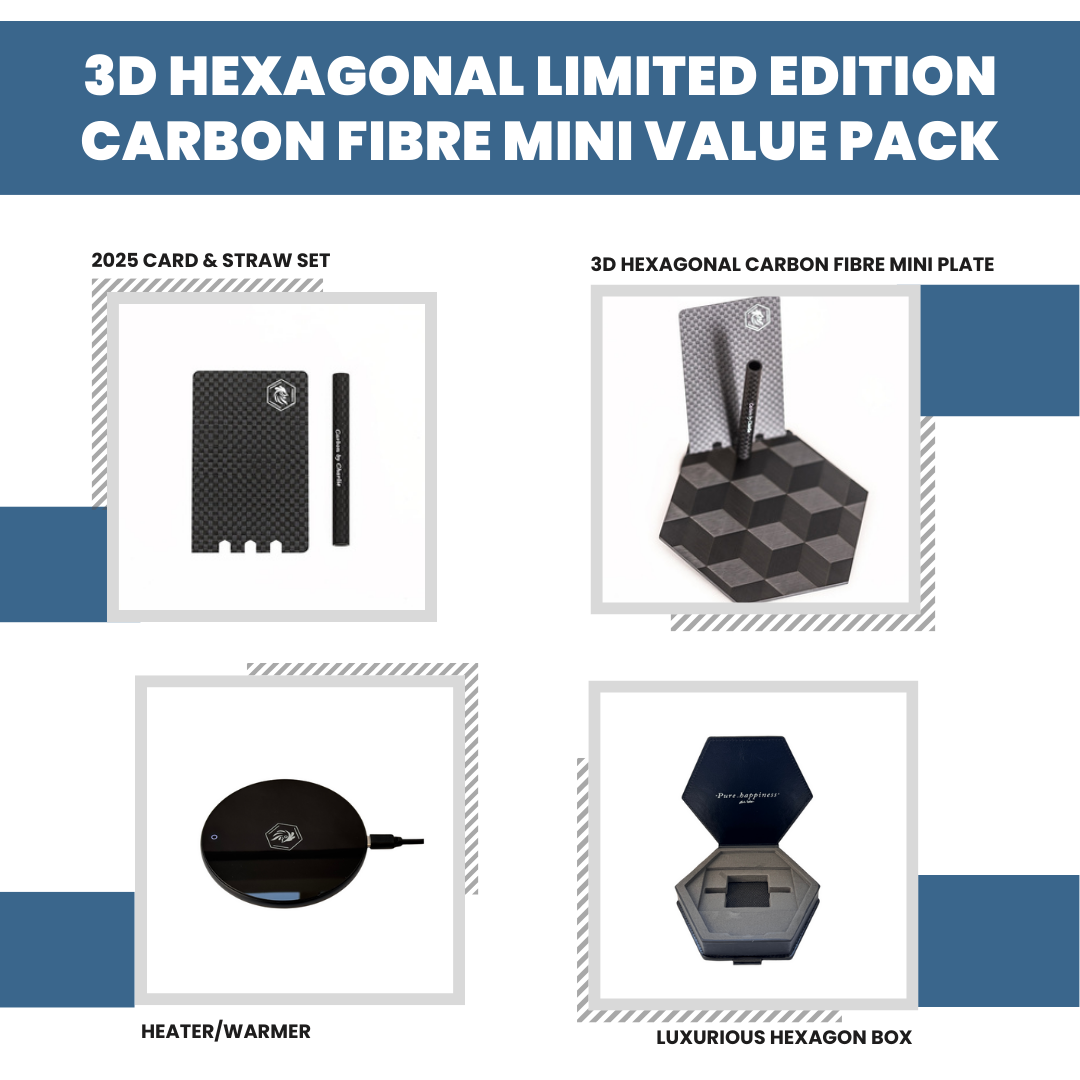 3D Hexagonal Limited Edition Carbon Fibre Mini Value Pack