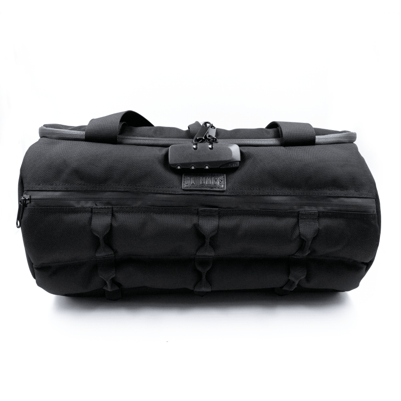 DL Bags - Smell Proof Carbon Lined Lockable Black Cylinder Duffle