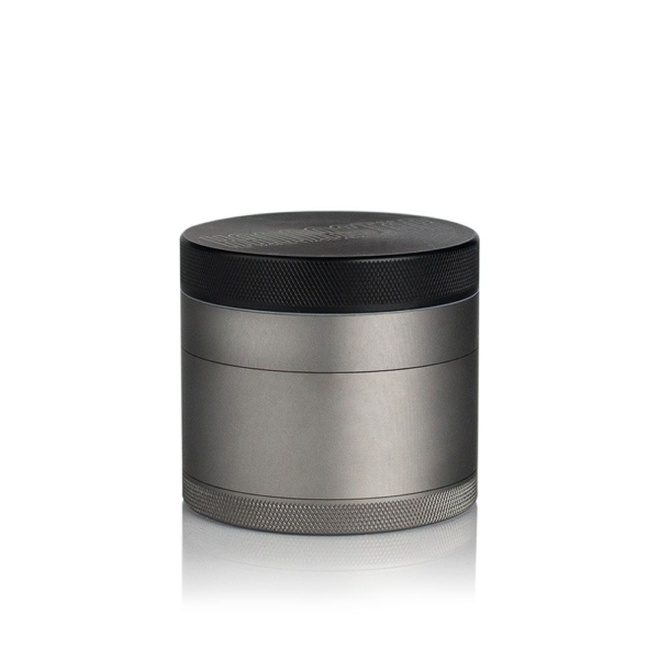 Kannastor Easy Screen 4 Piece Grinder – Gunmetal – 2.5”/63mm