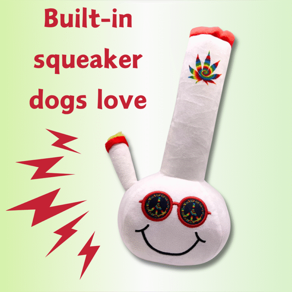 PAW:20 - Billie Bong Squeaker Dog Toy | 10"/25cm - Image 3