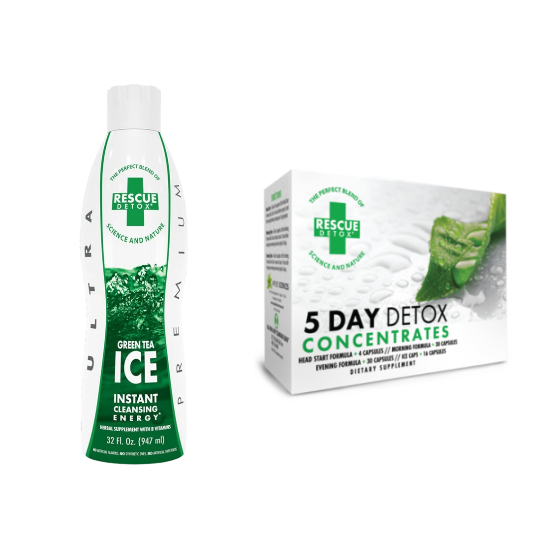 detox pack rescue detox 5 day concentrate detox kit rescue detox ice drink