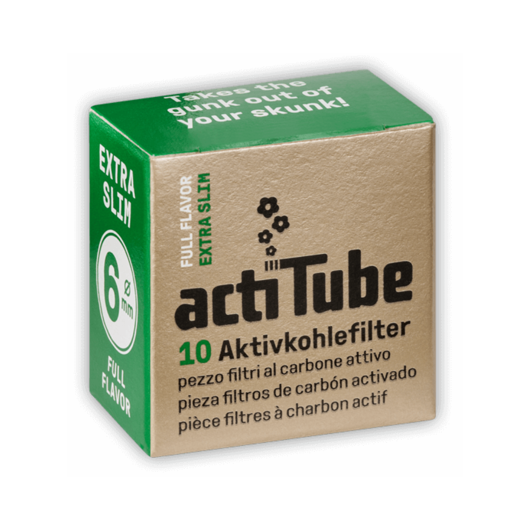 actiTube Activated Charcoal Filters – EXTRA SLIM
