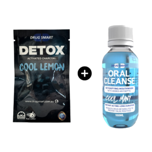 VALUE PACK: Oral Cleanse Detoxifying 100ml Mouthwash + Drug Smart Detox Chewing Gum