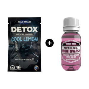 VALUE PACK: Rapid Clean Mouthwash 50ml Highest Concentration + Drug Smart Detox Chewing Gum